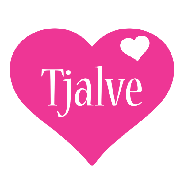 Tjalve love-heart logo
