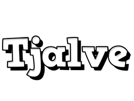 Tjalve snowing logo