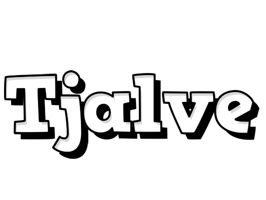 Tjalve snowing logo