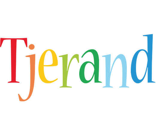 Tjerand birthday logo