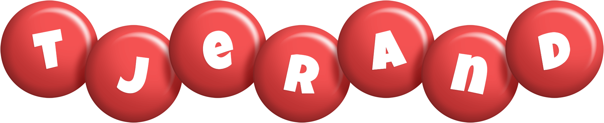 Tjerand candy-red logo