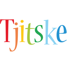 Tjitske birthday logo