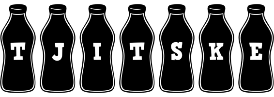 Tjitske bottle logo