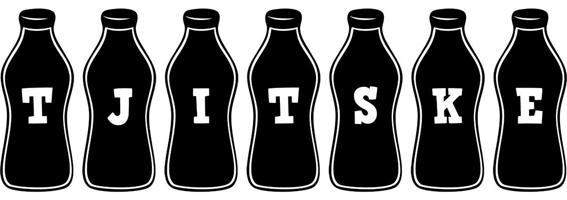Tjitske bottle logo