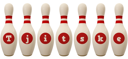 Tjitske bowling-pin logo