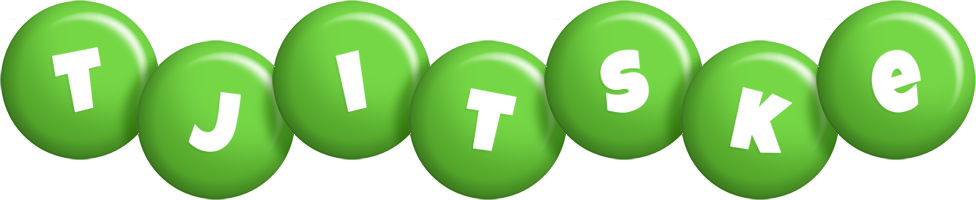 Tjitske candy-green logo