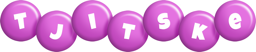 Tjitske candy-purple logo