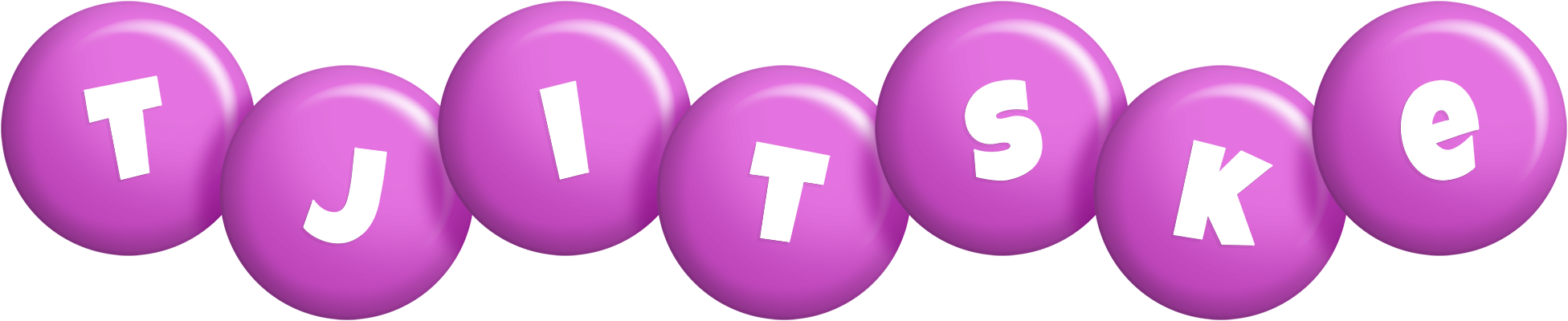 Tjitske candy-purple logo