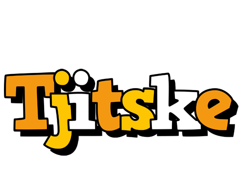 Tjitske cartoon logo
