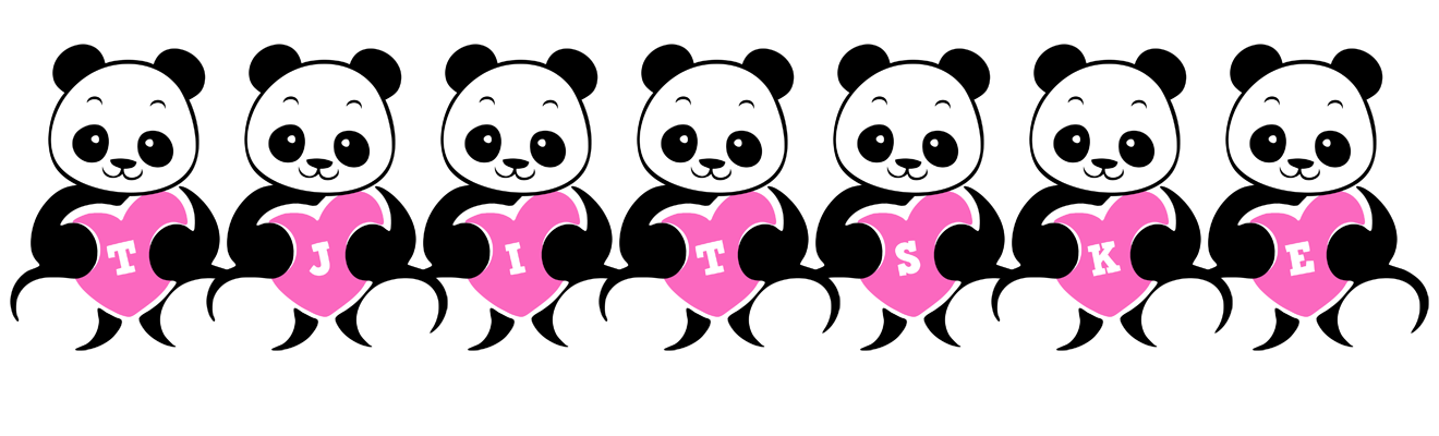 Tjitske love-panda logo