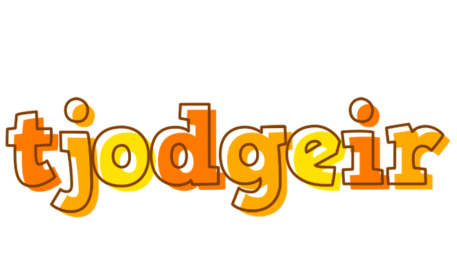Tjodgeir desert logo