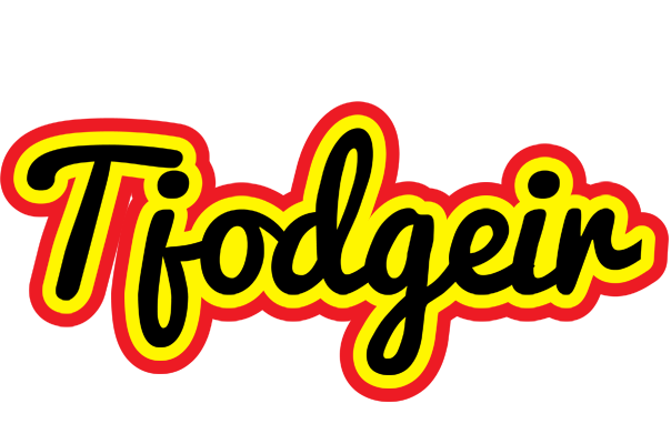 Tjodgeir flaming logo