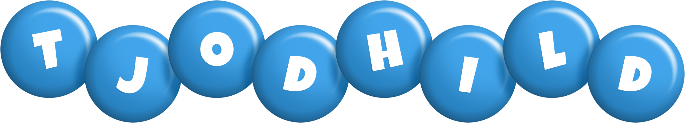 Tjodhild candy-blue logo