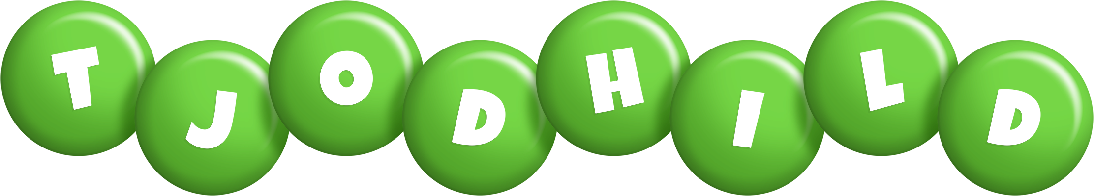 Tjodhild candy-green logo