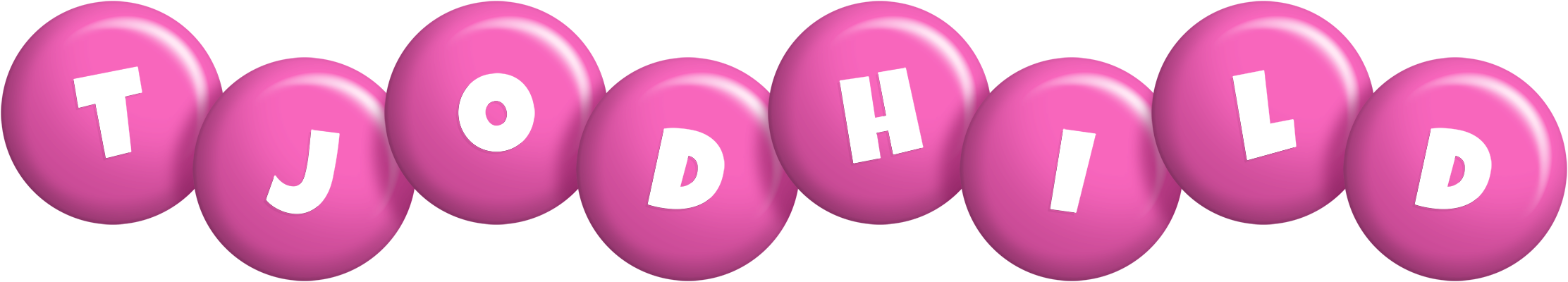 Tjodhild candy-pink logo
