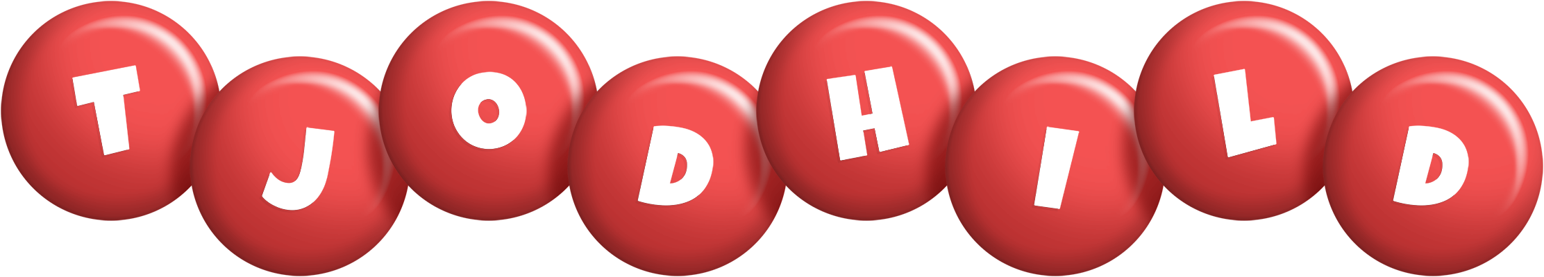 Tjodhild candy-red logo