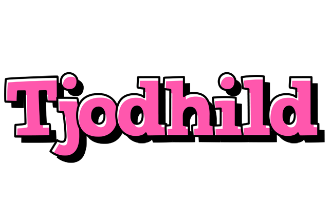 Tjodhild girlish logo