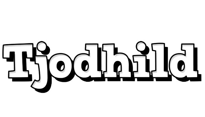 Tjodhild snowing logo
