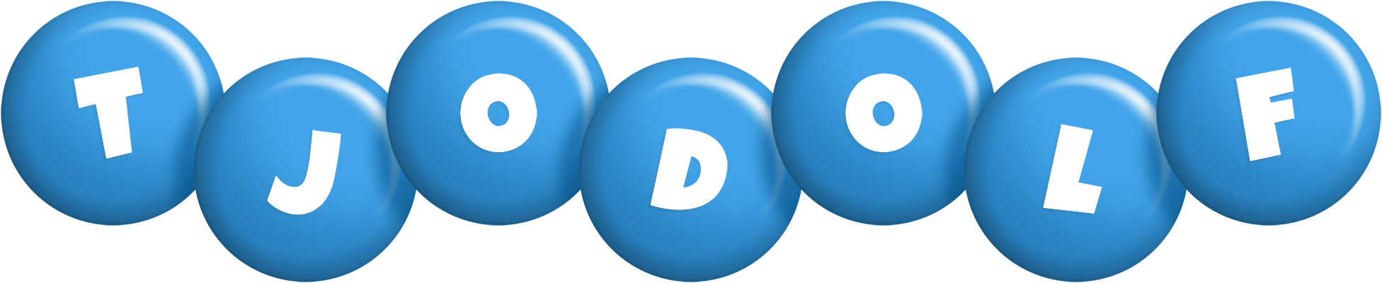 Tjodolf candy-blue logo