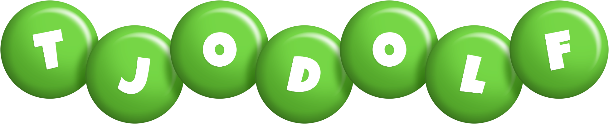 Tjodolf candy-green logo