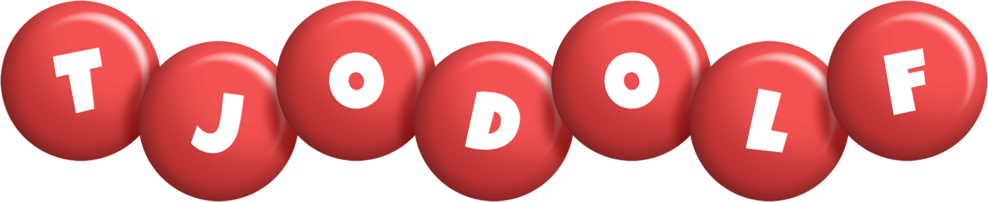 Tjodolf candy-red logo