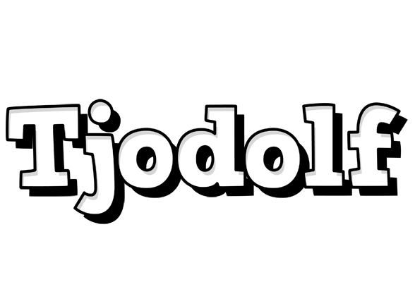 Tjodolf snowing logo