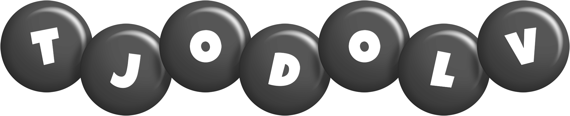 Tjodolv candy-black logo