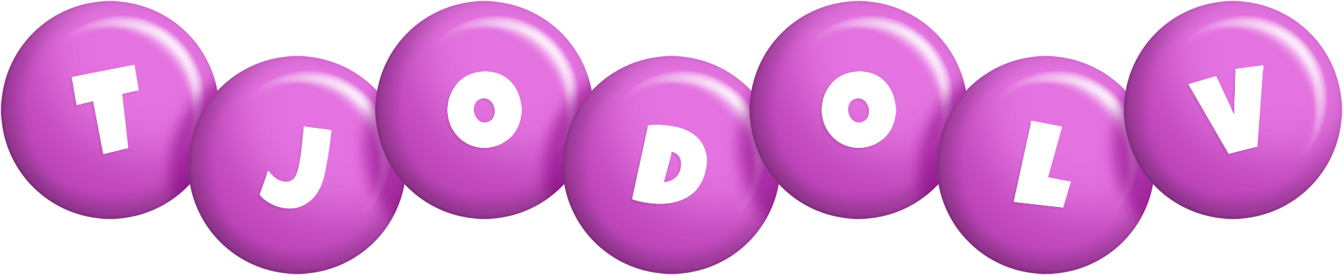 Tjodolv candy-purple logo