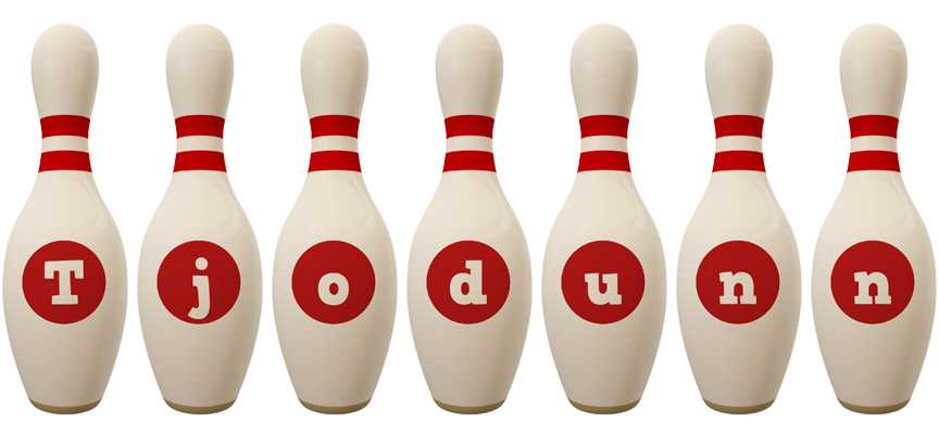 Tjodunn bowling-pin logo