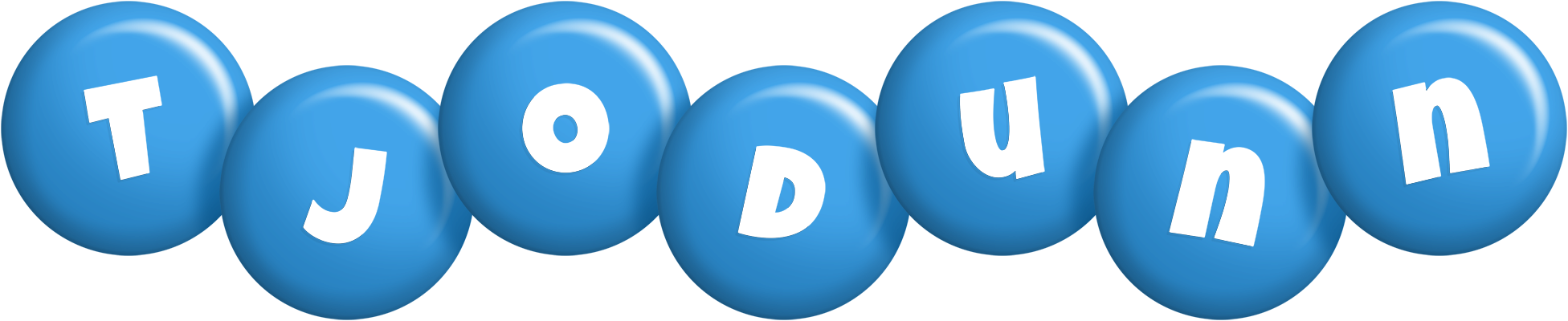 Tjodunn candy-blue logo