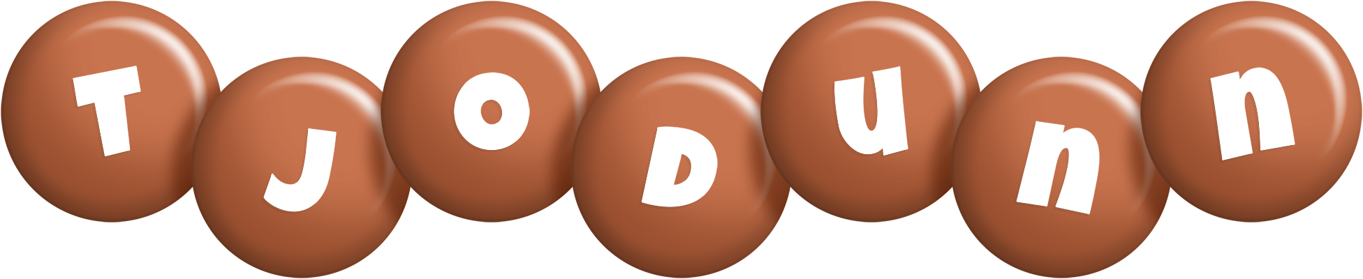 Tjodunn candy-brown logo
