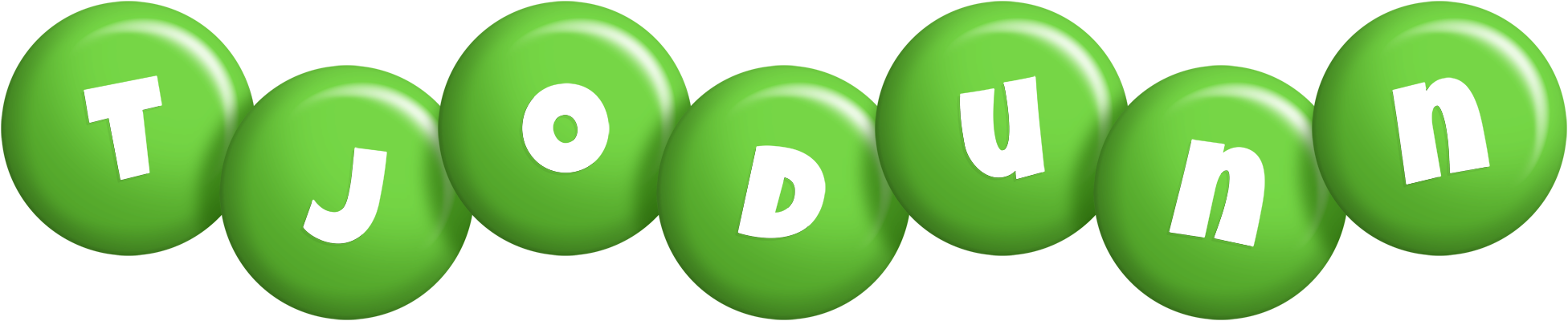 Tjodunn candy-green logo