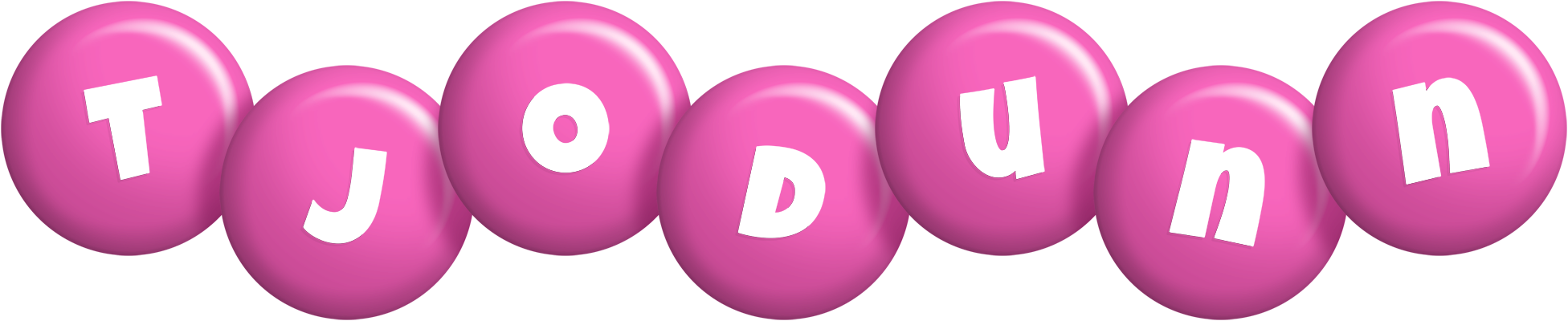 Tjodunn candy-pink logo