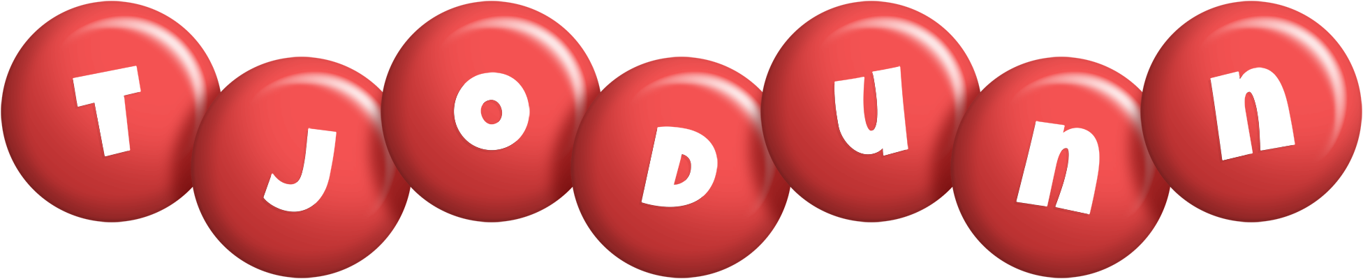 Tjodunn candy-red logo