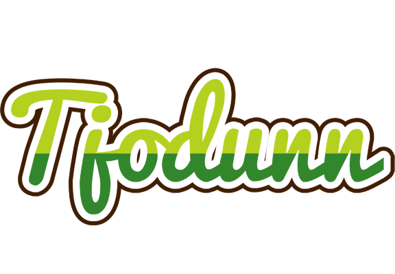 Tjodunn golfing logo