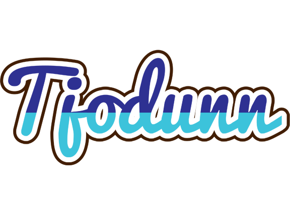 Tjodunn raining logo