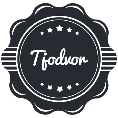 Tjodvor badge logo