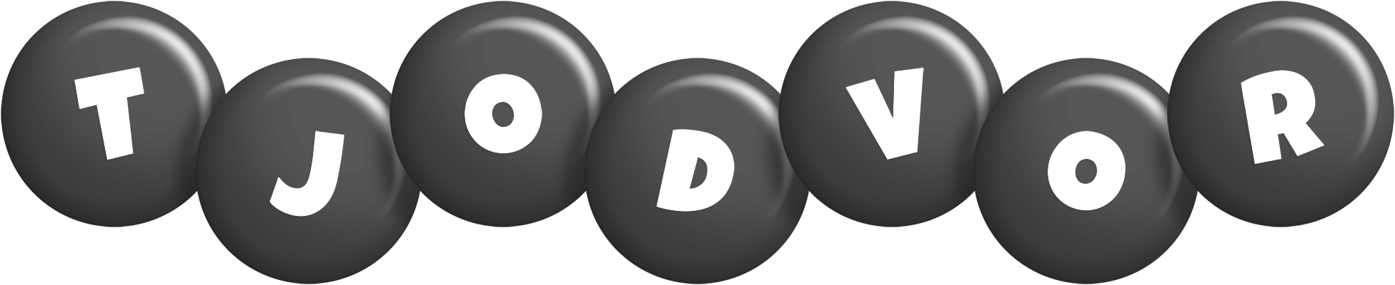 Tjodvor candy-black logo