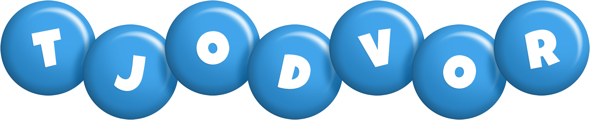 Tjodvor candy-blue logo