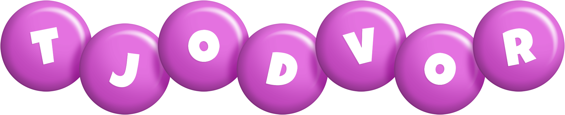 Tjodvor candy-purple logo