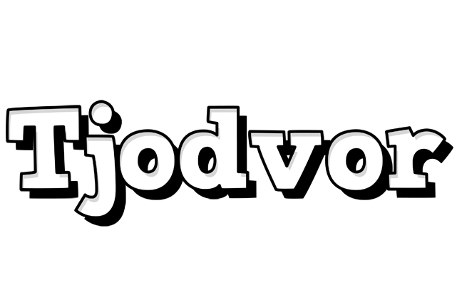 Tjodvor snowing logo