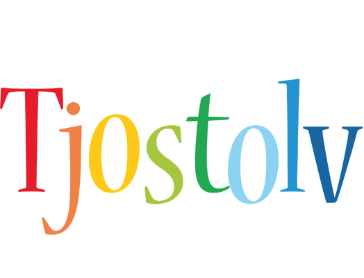 Tjostolv birthday logo