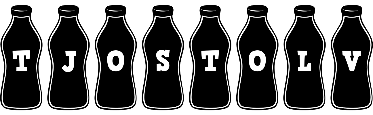 Tjostolv bottle logo