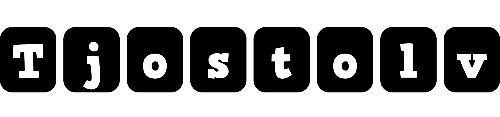 Tjostolv box logo
