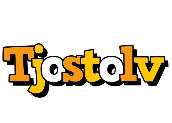 Tjostolv cartoon logo