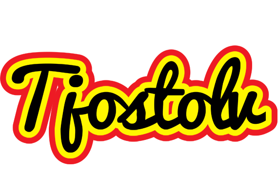 Tjostolv flaming logo