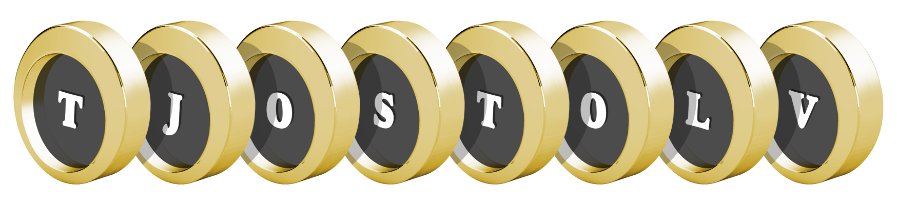 Tjostolv gold logo