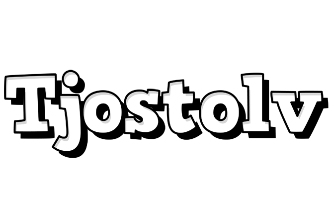Tjostolv snowing logo