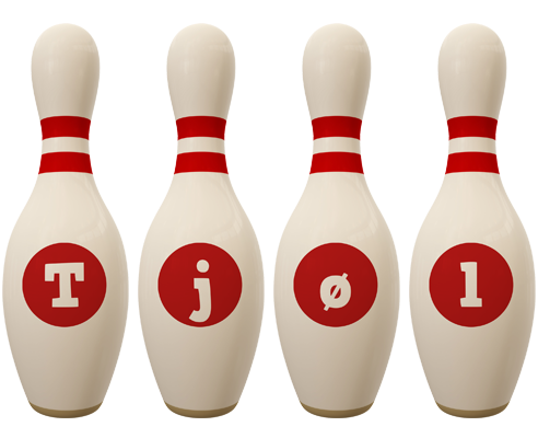 Tjøl bowling-pin logo