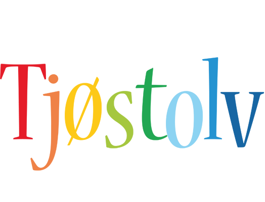 Tjøstolv birthday logo